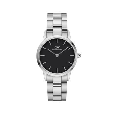 Daniel Wellington Iconic Link 28 Silver Black