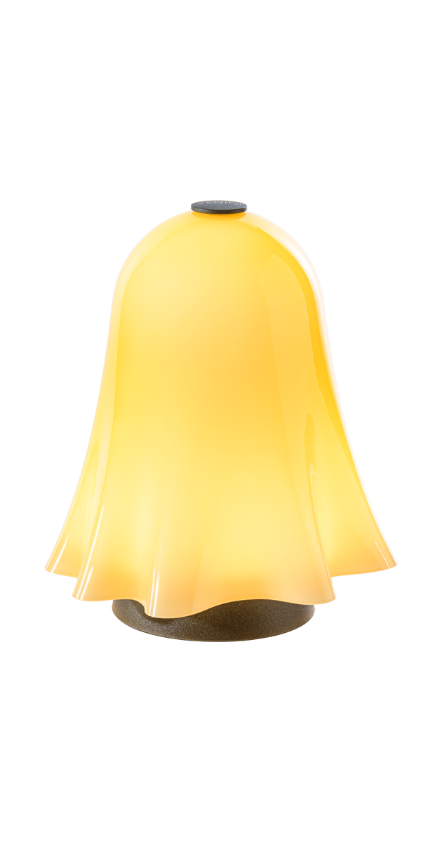 Venini Ghost Table Lamp Amber - Lattimo