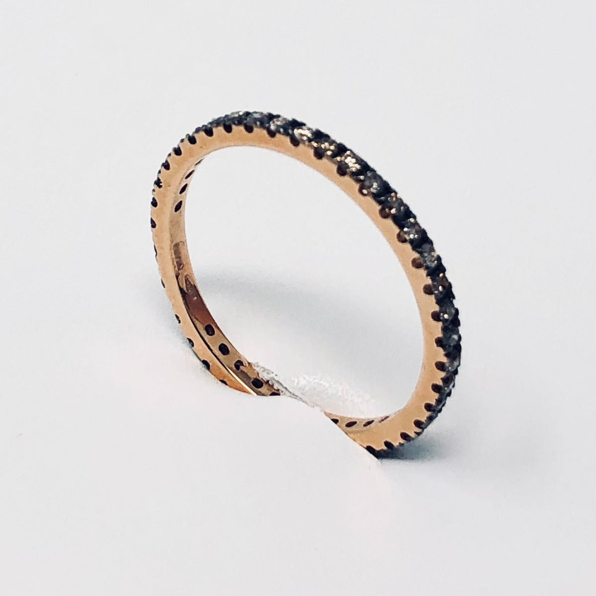 Maiocchi Milano Anello Fedina Diamanti Brown ct 0,68