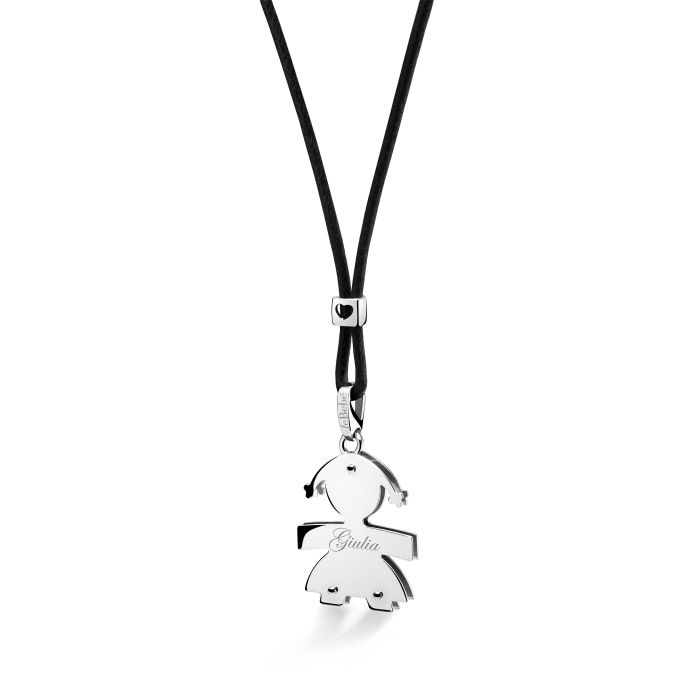 Le Bebè I Classici White Gold Baby Girl Pendant LBB004