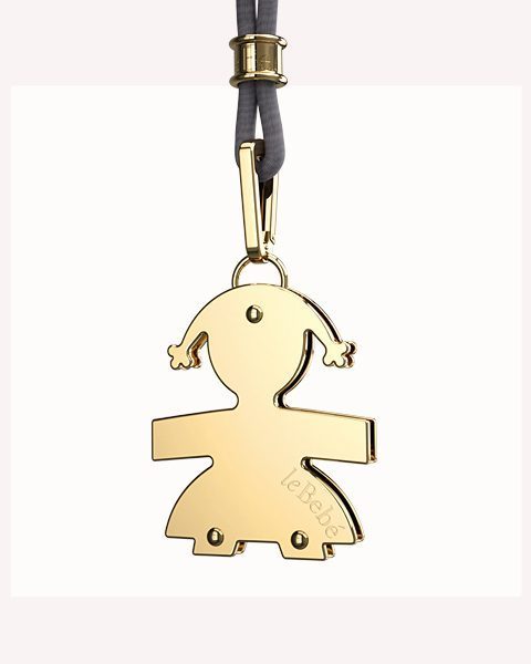 Le Bebè Pendant I Classici Girl Silhouette Yellow Gold LBB007