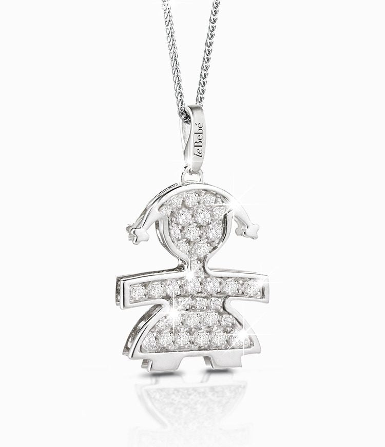 the large pavè babies LBB100-F