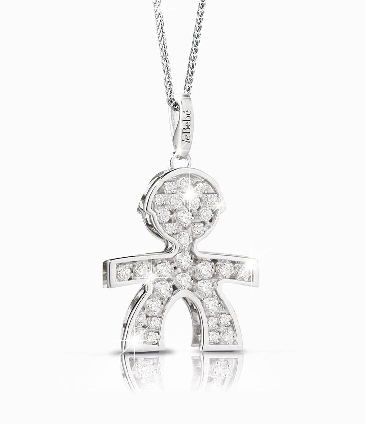 the large pavé babies LBB100-M