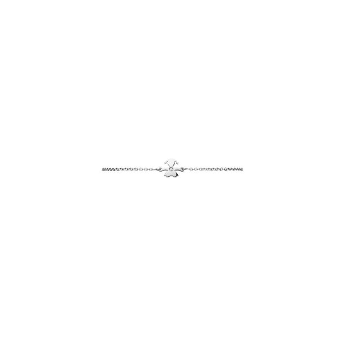 Le Bebè Le Briciole Bracciale Bimba Oro Bianco e Diamante LBB338