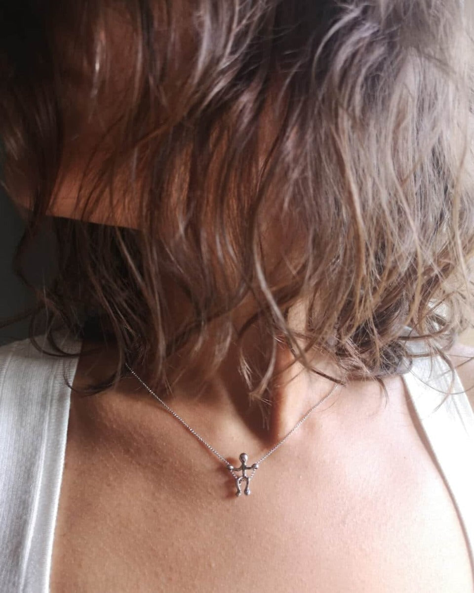 Pensieri Felici Collana in argento con pendente mini 'altalena' GS1048