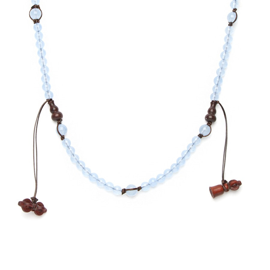 Tamashii Mundra Short Ocean Agate Necklace NHS1600-31