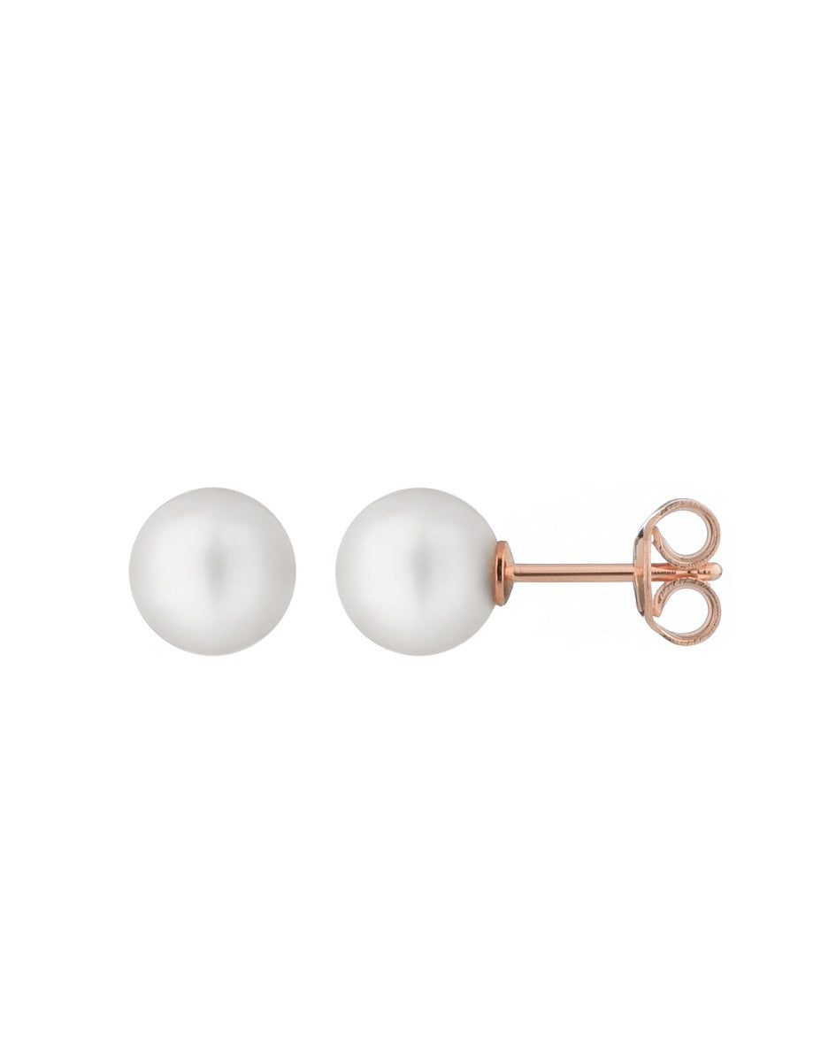 Mimi Classic Pearl Earrings 7-7.5 mm O21BIKFW1