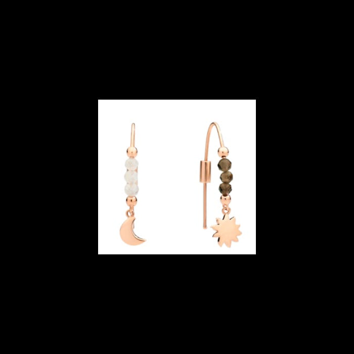 Dodo Moon & Sun Drop Earrings