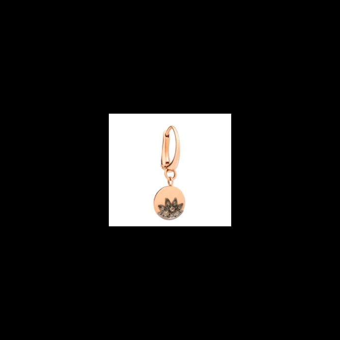 Dodo Moon & Sun Earring Brown Diamonds