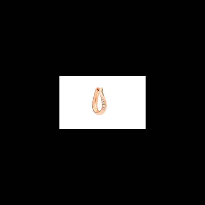 Dodo Wave Essentials Earring in Rose Gold and diamonds