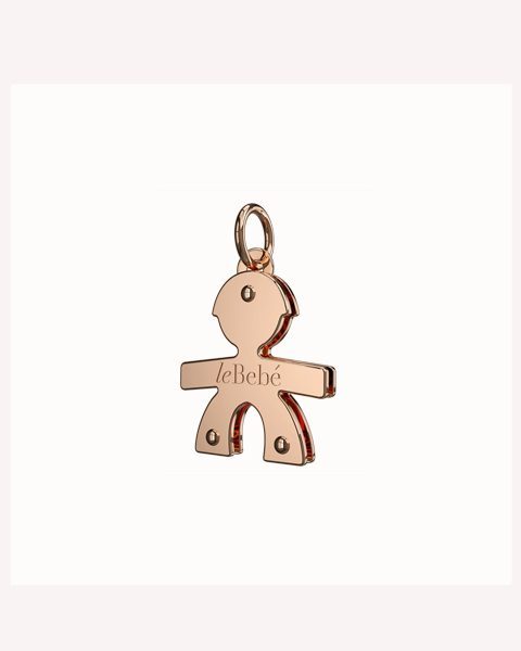Le Bebè Pendant I Classici Girl Silhouette Rose Gold LBB046