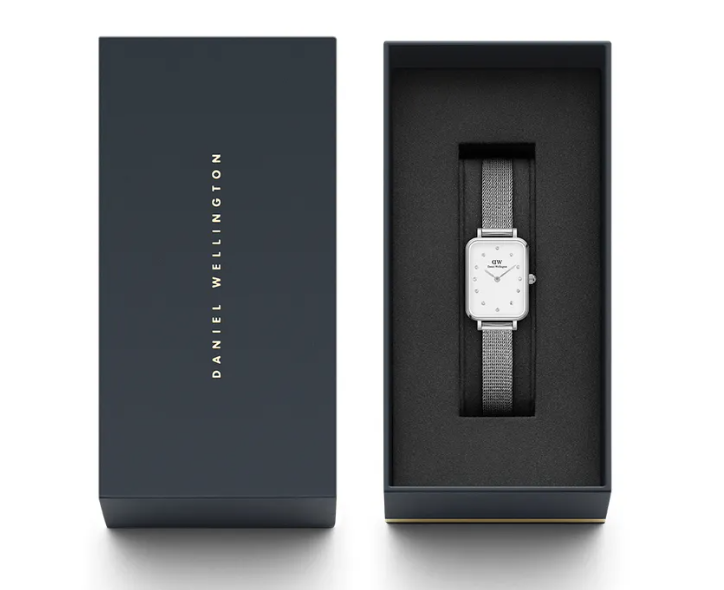 Daniel Wellington Quadro Lumine Pressed Sterling