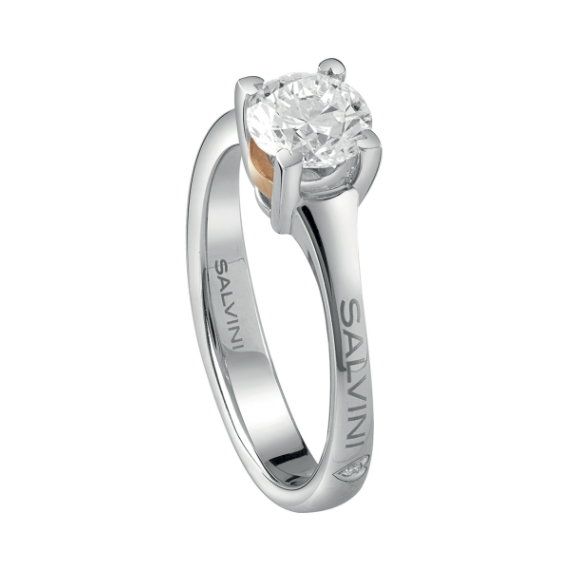 Salvini Solitaire Ring Beat 0.50 ct F VS