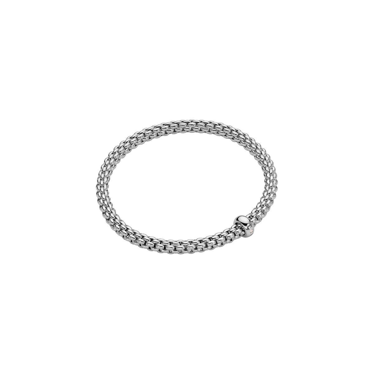 Fope Bracciale FLEX IT Solo Oro Bianco e Diamante