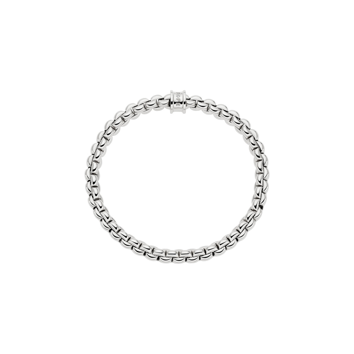 Fope Bracciale FLEX IT EKA Oro Bianco 01M10BX