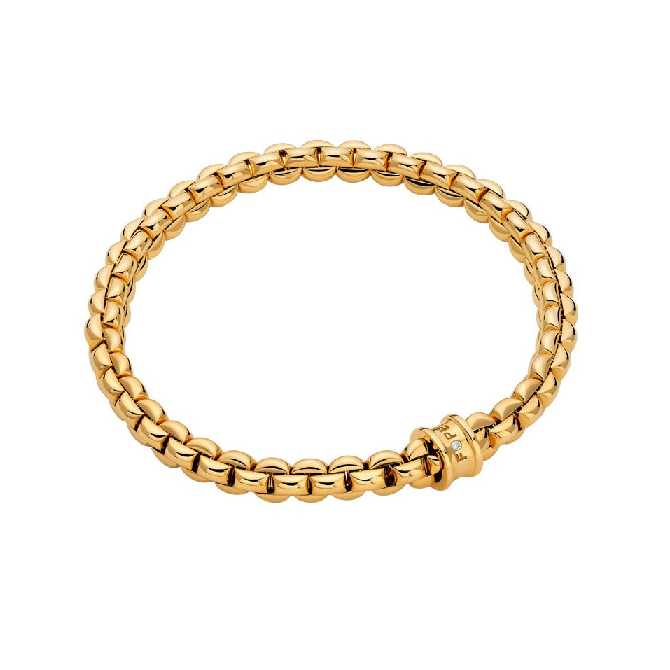 Fope Bracciale FLEX IT EKA Oro Giallo 01M10BX