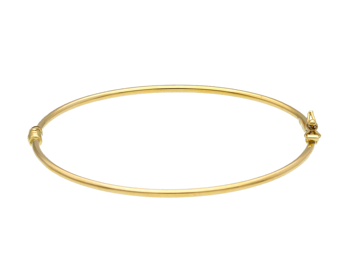 Bracciale Rigido 2 mm Oro Giallo 18kt