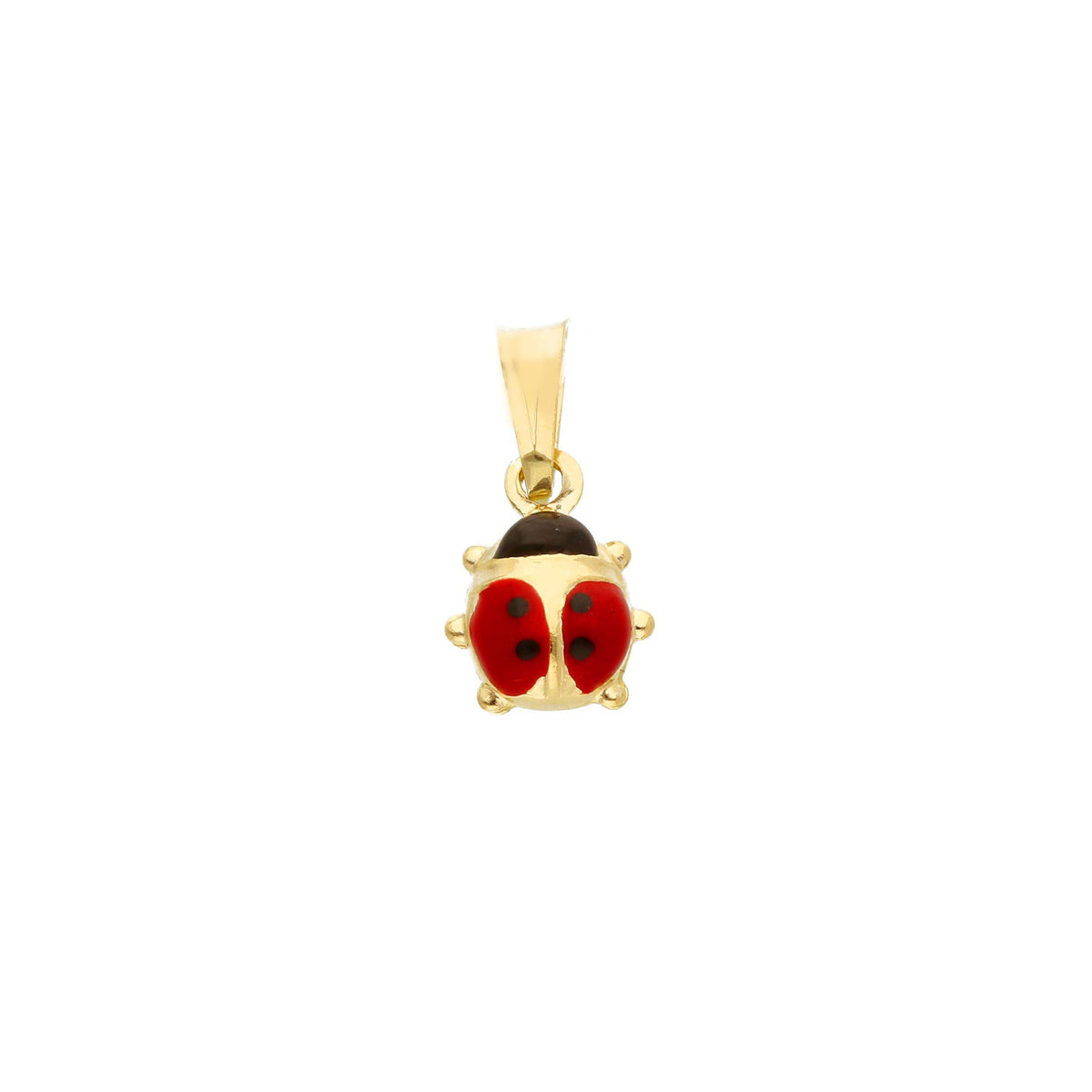 Ciondolo Coccinella in Oro Giallo 18kt