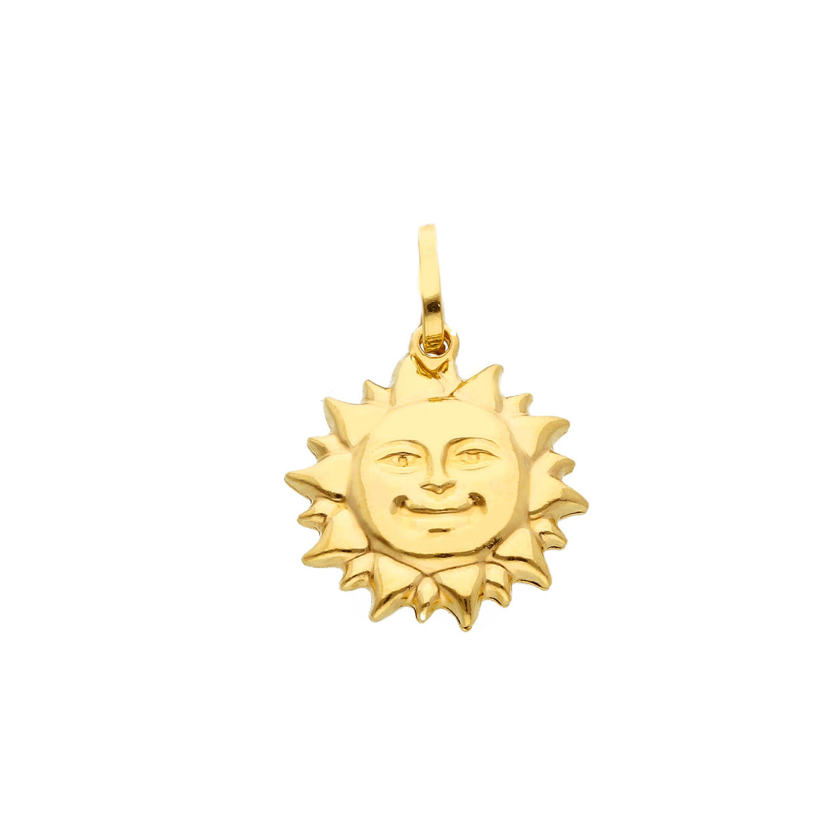 Ciondolo Sole in Oro Giallo 18kt