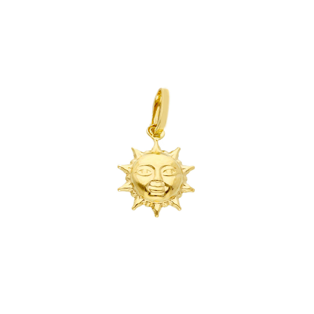 Ciondolo Sole in Oro Giallo 18kt