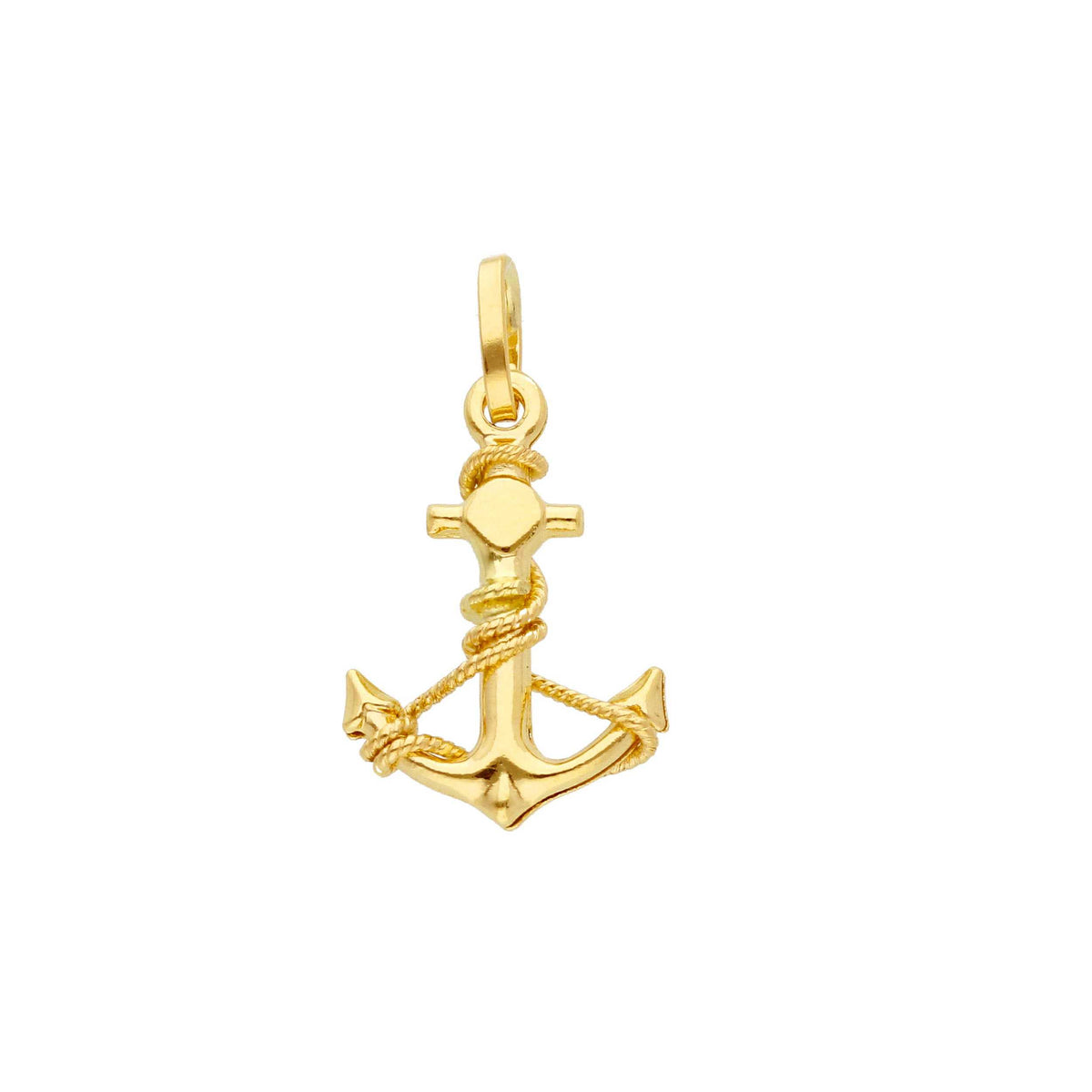 Anchor Pendant in 18kt Yellow Gold