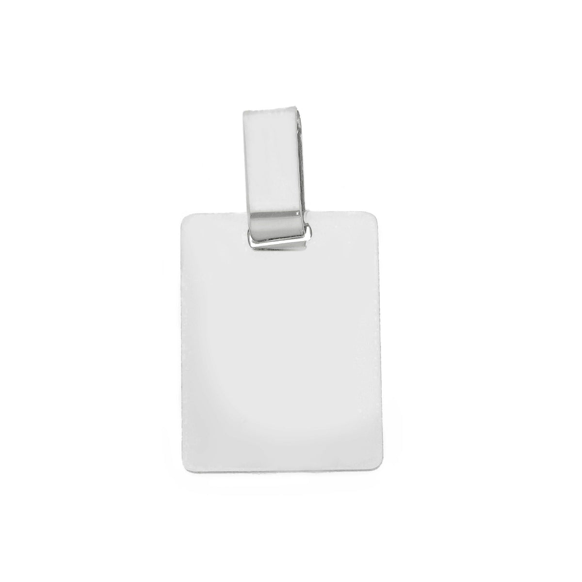 Medaglia 20 x 14 mm in Oro Bianco 18kt
