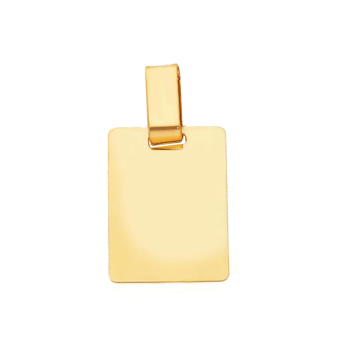 Medaglia 20 x 14 mm in Oro Giallo 18kt