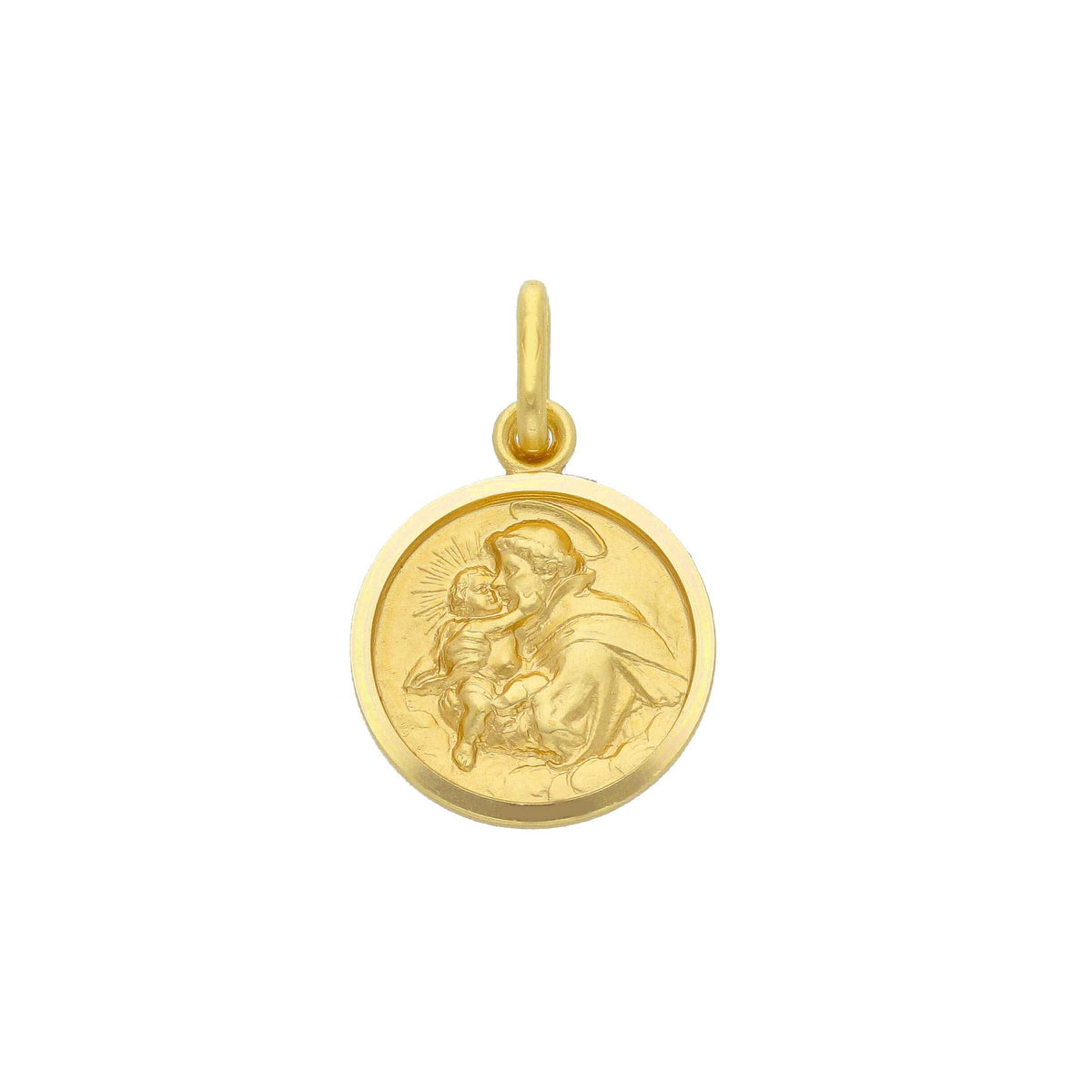 Medaglia S. Antonio in Oro Giallo 18kt mm. 15