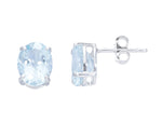  Maiocchi Milano Earrings in White Gold and Aquamarine ct 3.40