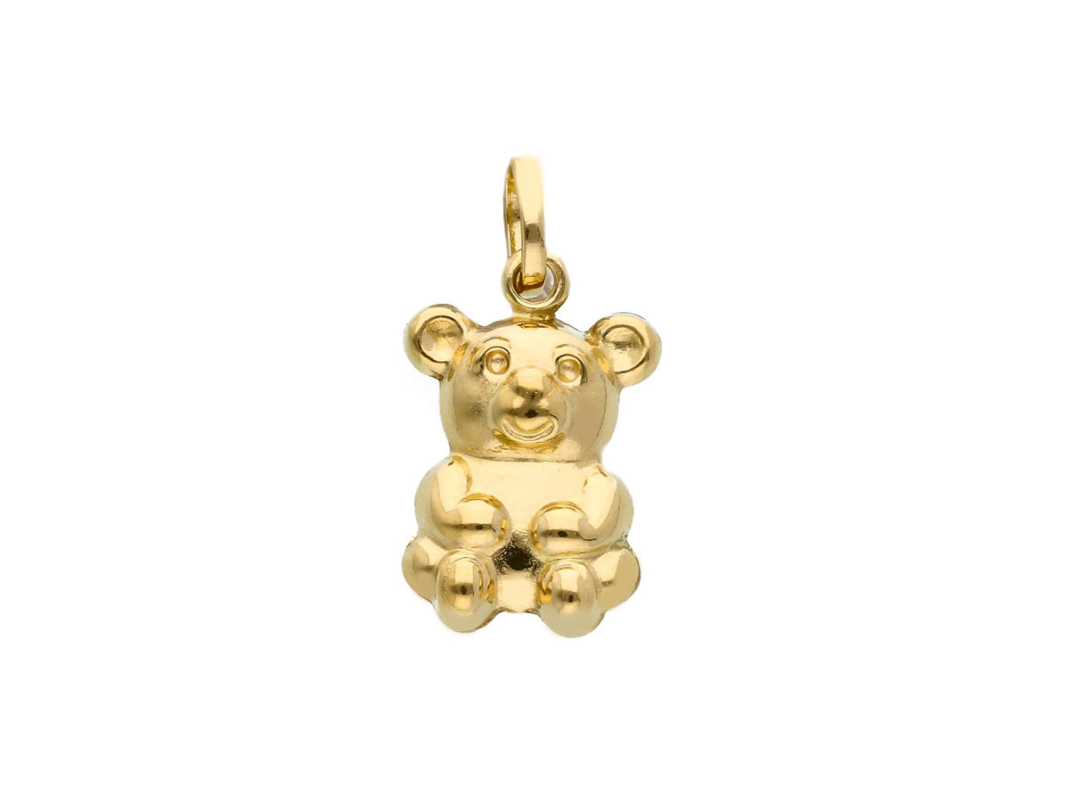 Bear Pendant in 18kt Yellow Gold