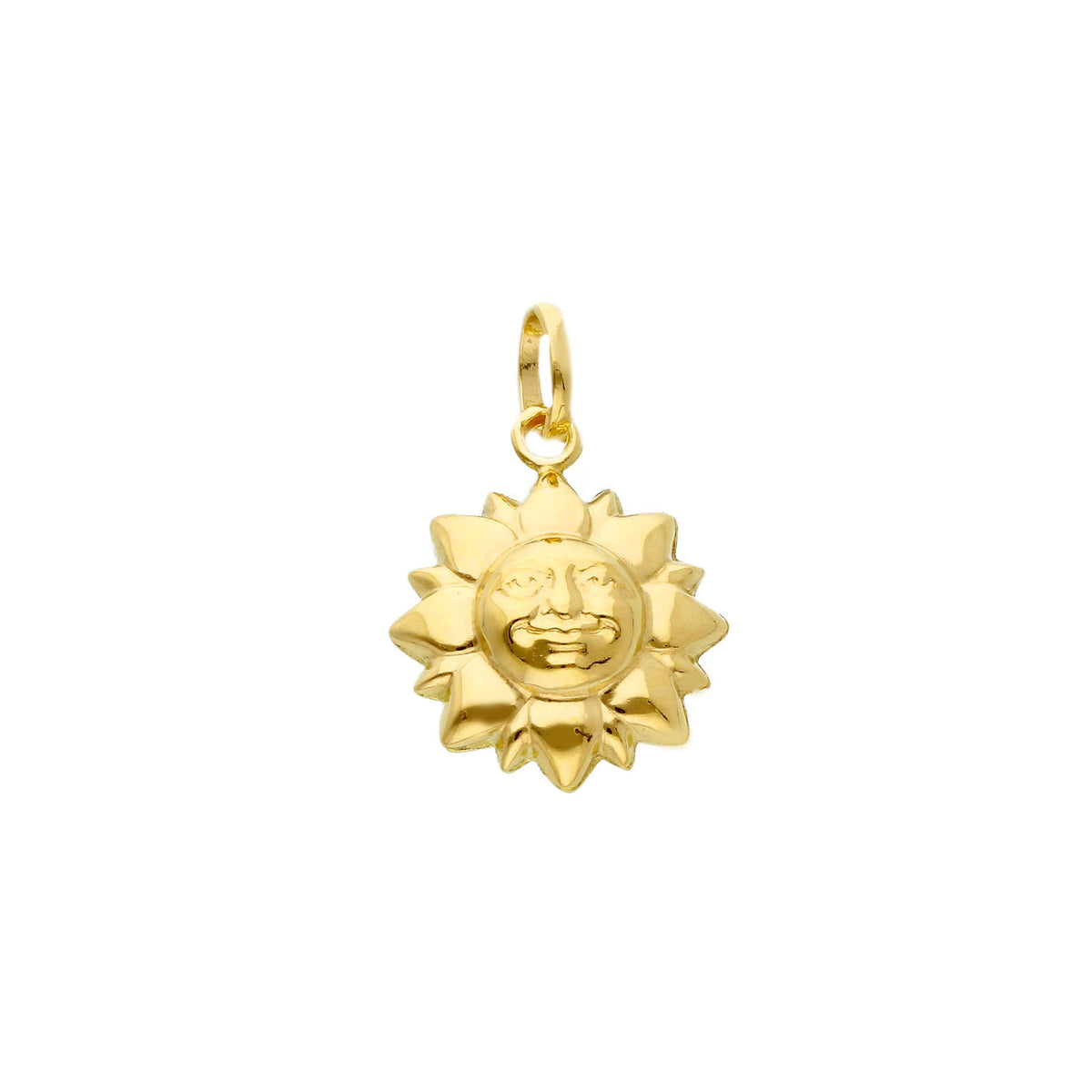 Sun Pendant in 18kt Yellow Gold