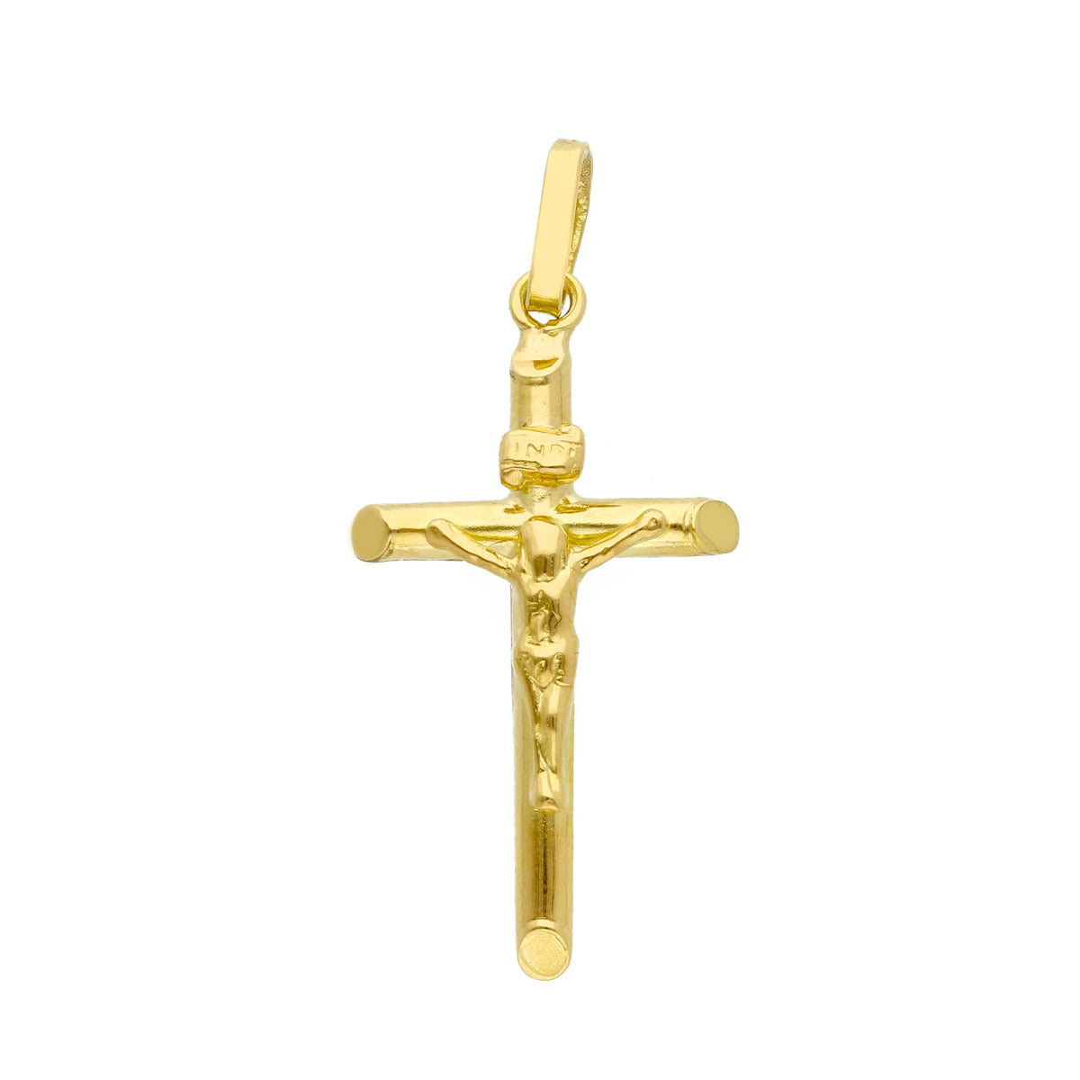 Croce con Cristo in Oro Giallo 18kt