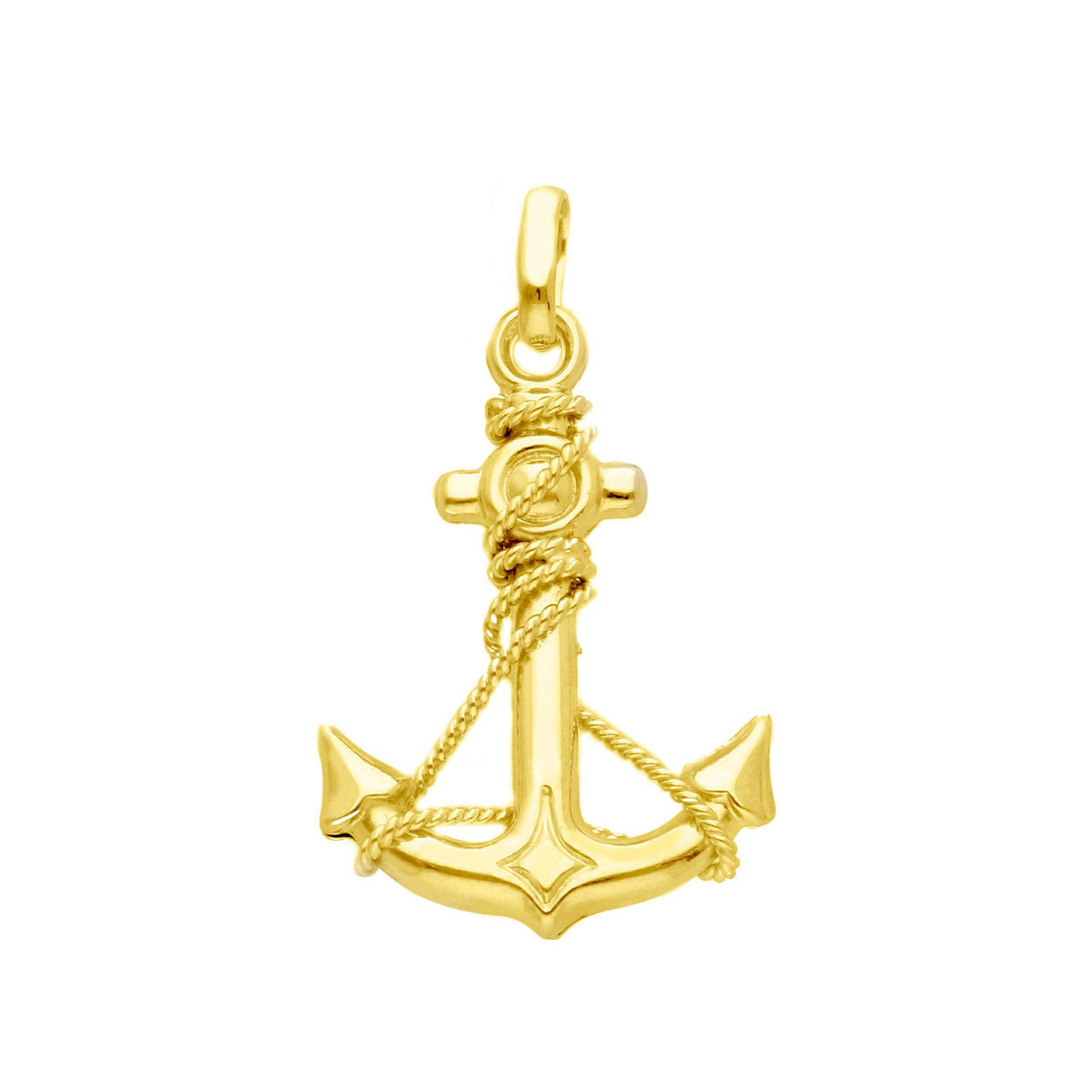 Anchor Pendant in 18kt Yellow Gold