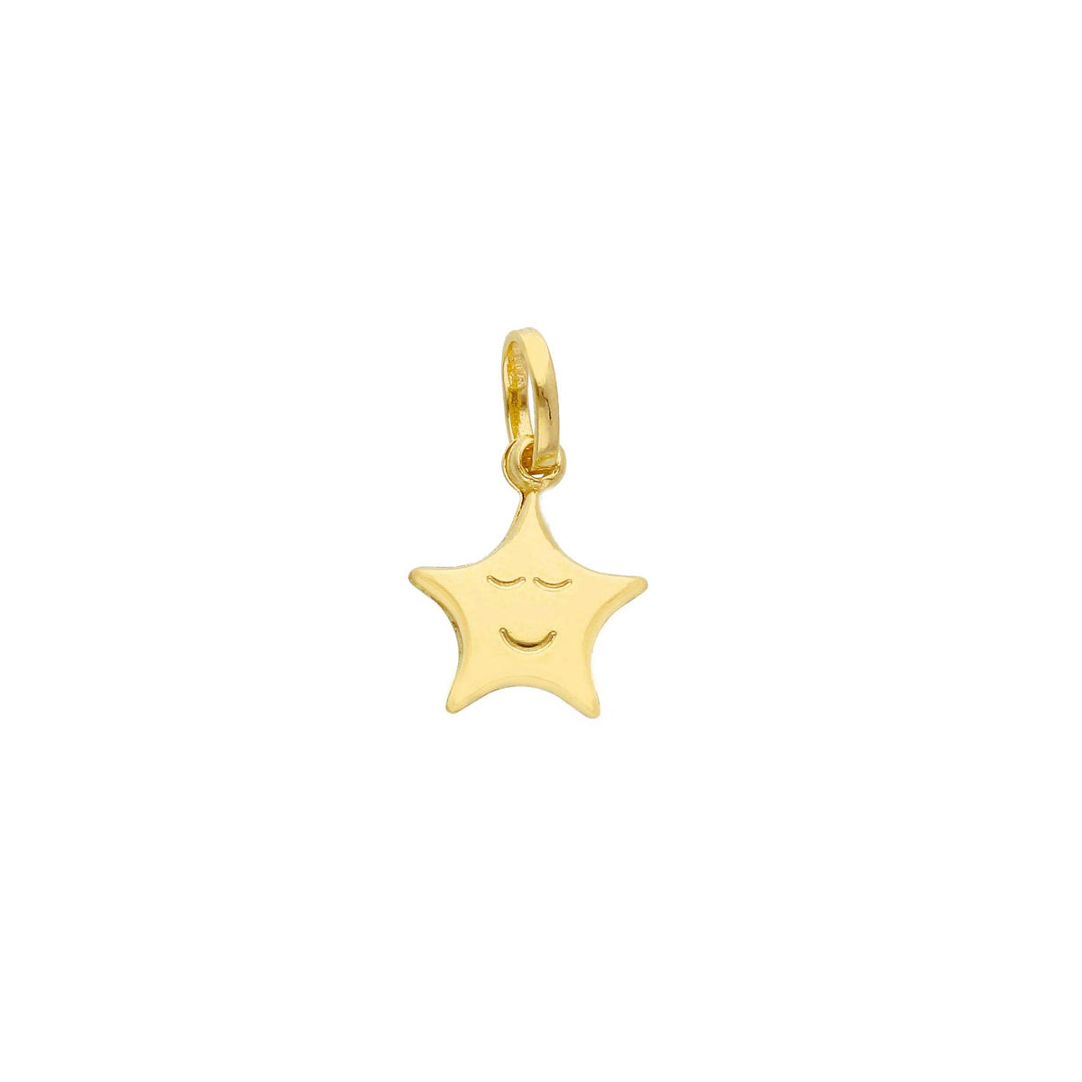 Ciondolo Stellina in Oro Giallo 18kt