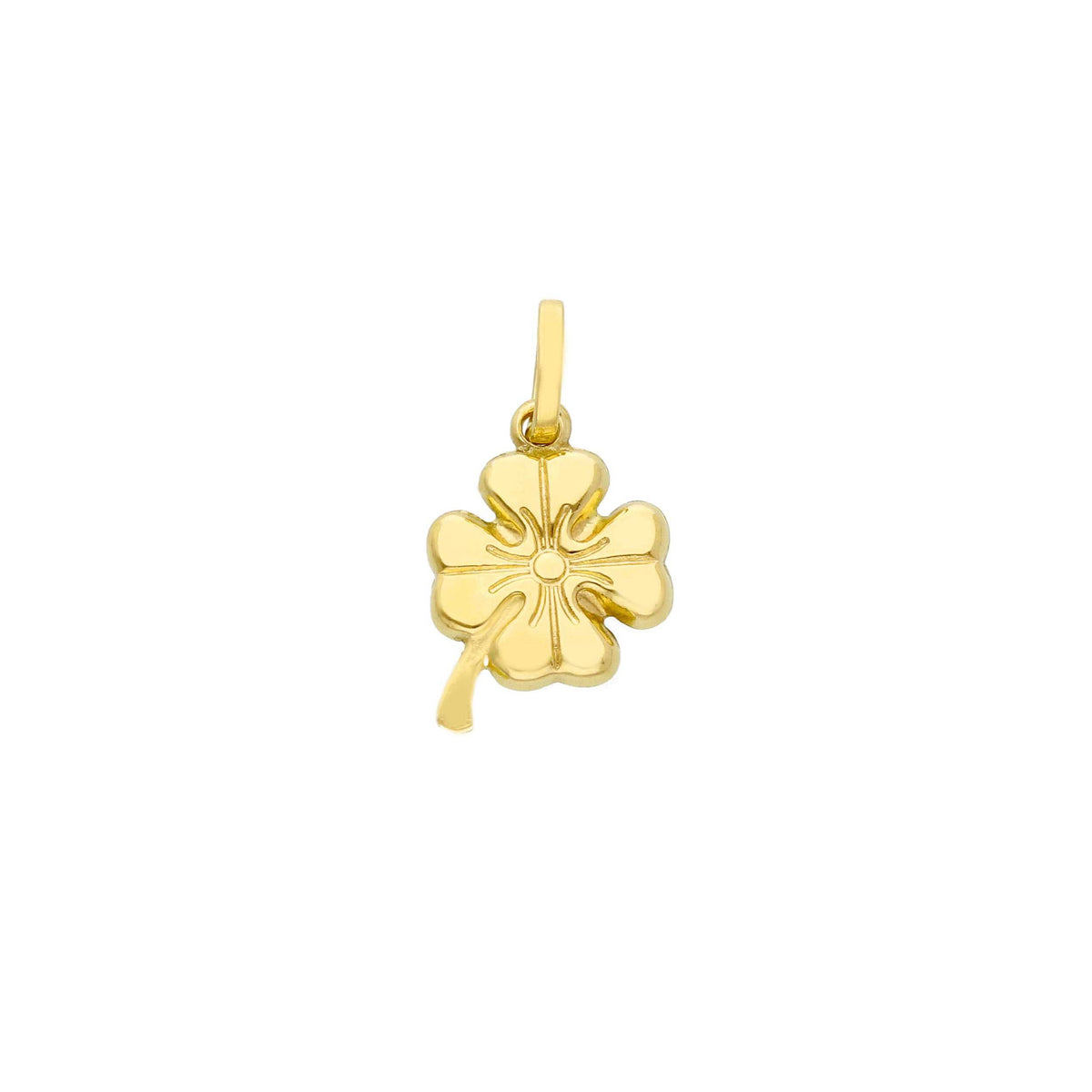 Ciondolo Quadrifoglio in Oro Giallo 18kt