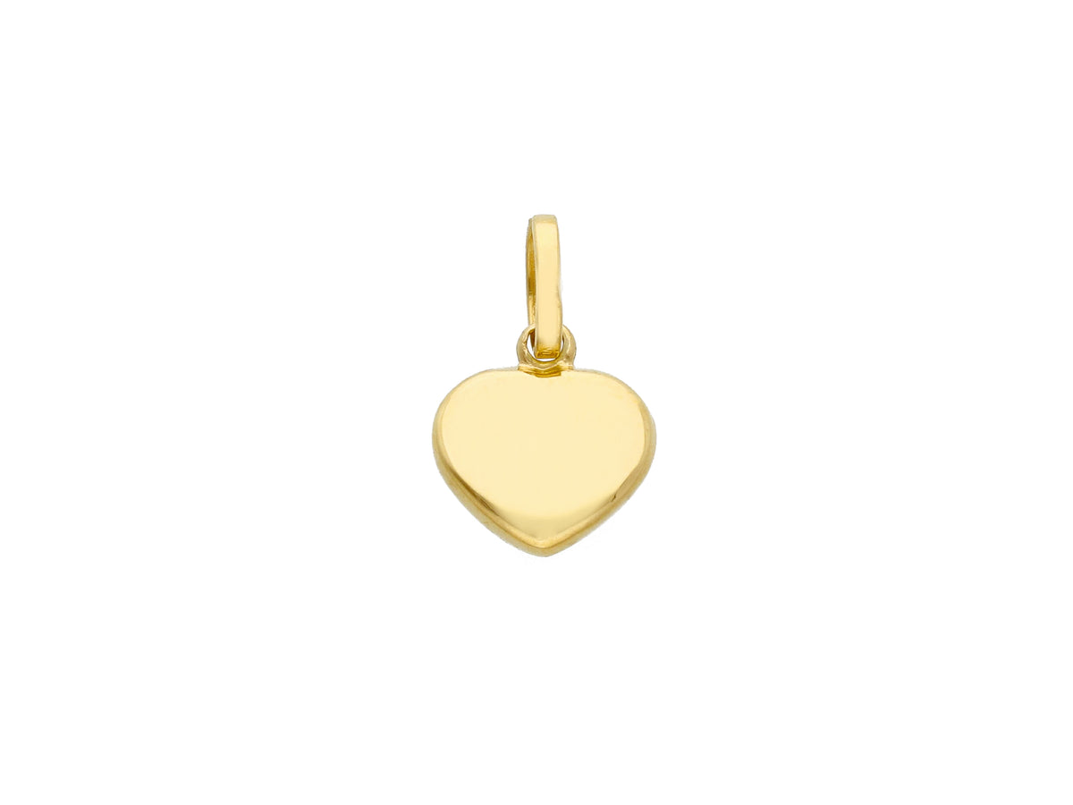 Heart Pendant in 18kt Yellow Gold