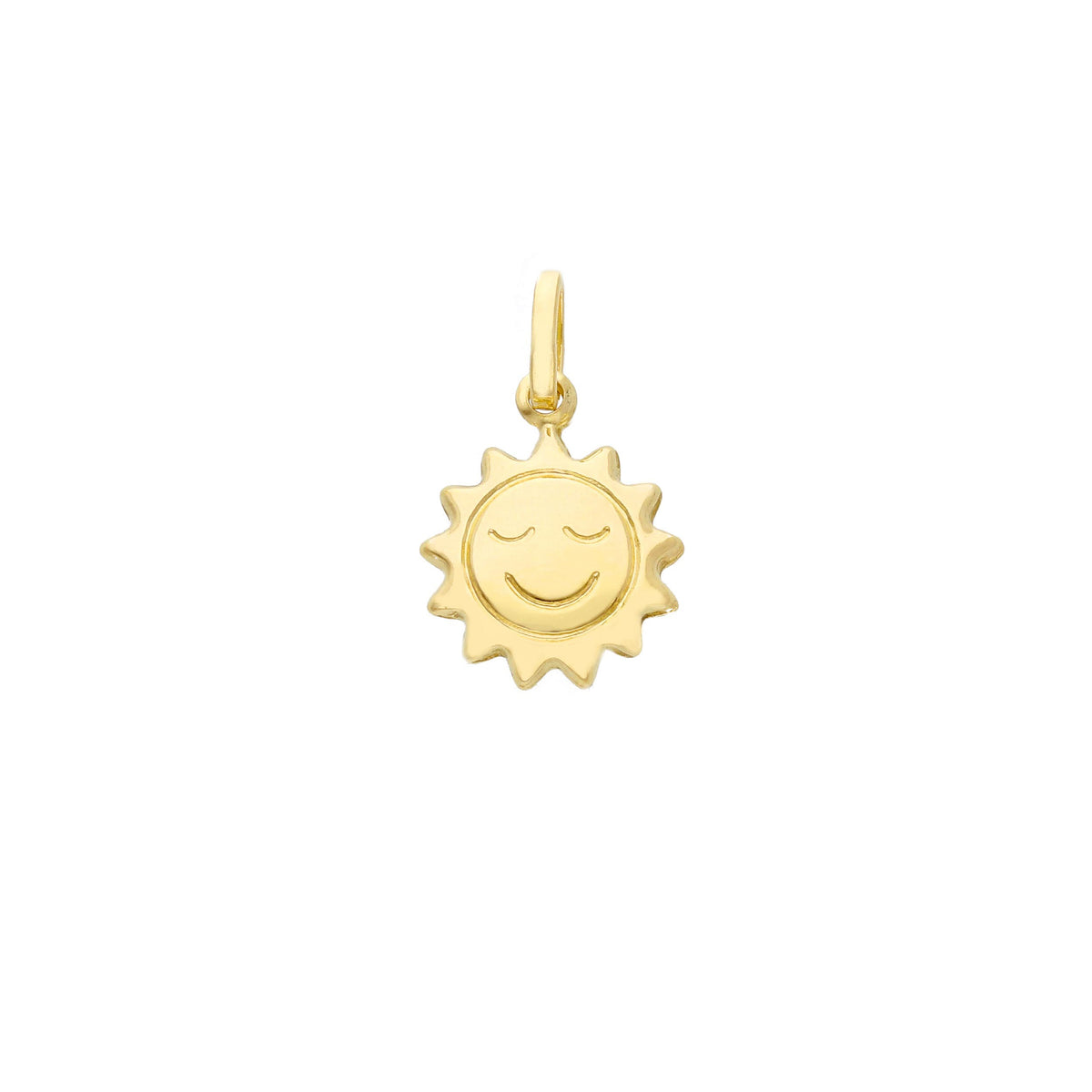 Sun Pendant in 18kt Yellow Gold