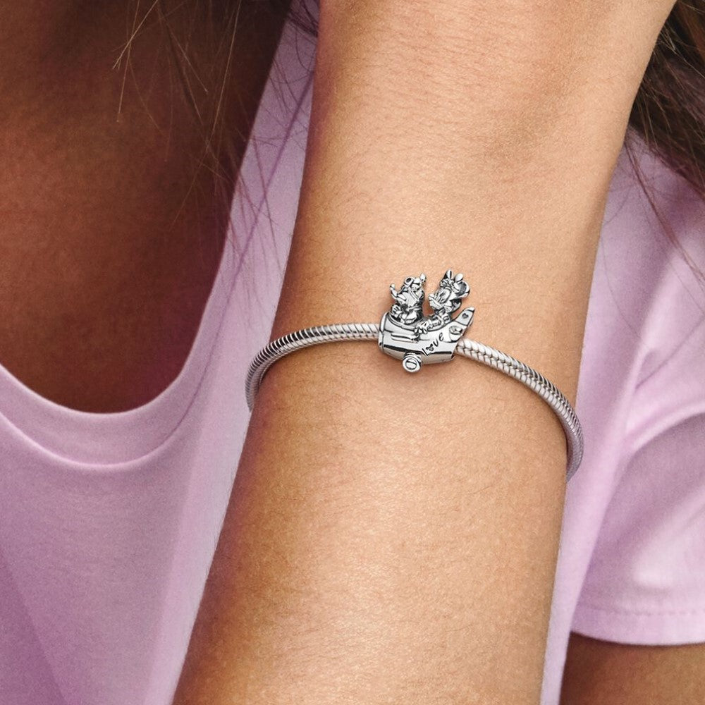Pandora Charm Disney L'aereo di Mickey Mouse & Minnie 790108C00