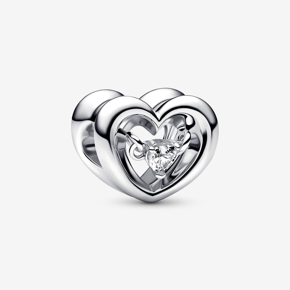Pandora Charm Cuore Splendente con Pietra 792493C01