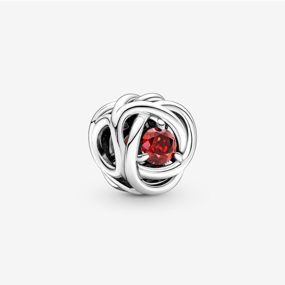 Pandora Charm Cerchio Eterno Rosso 790065C01