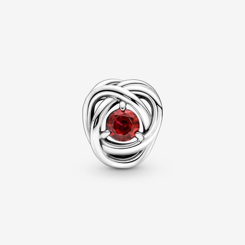 Pandora Charm Cerchio Eterno Rosso 790065C01