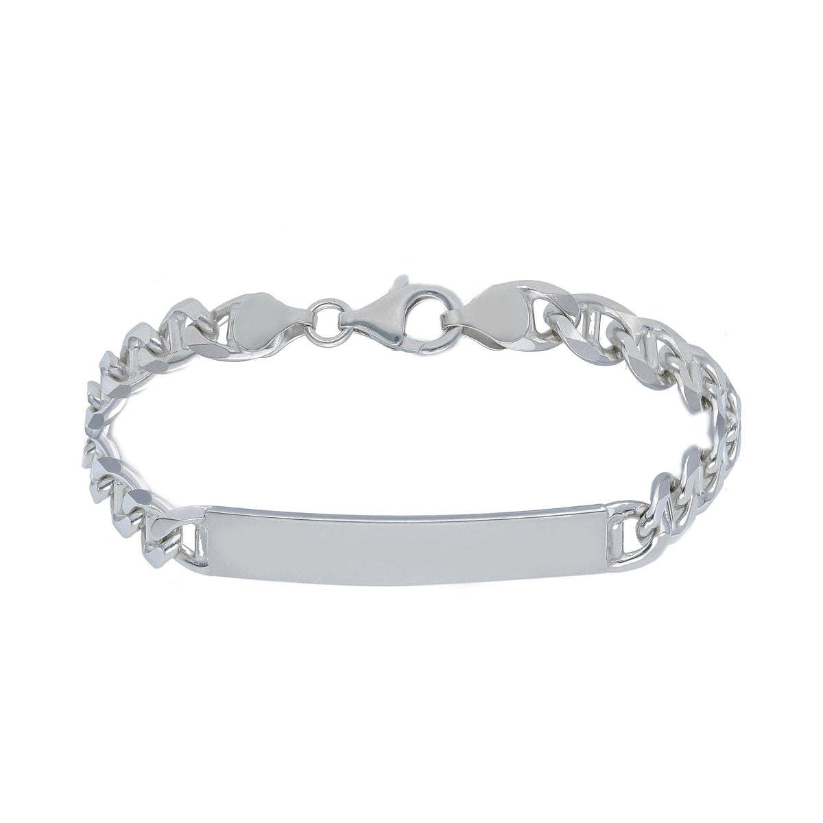 Maiocchi Silver Bracciale Argento con Piastra 1