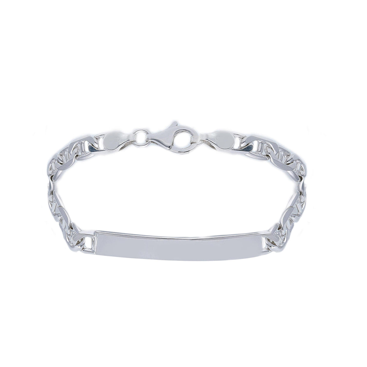 Maiocchi Silver Bracciale Argento con Piastra