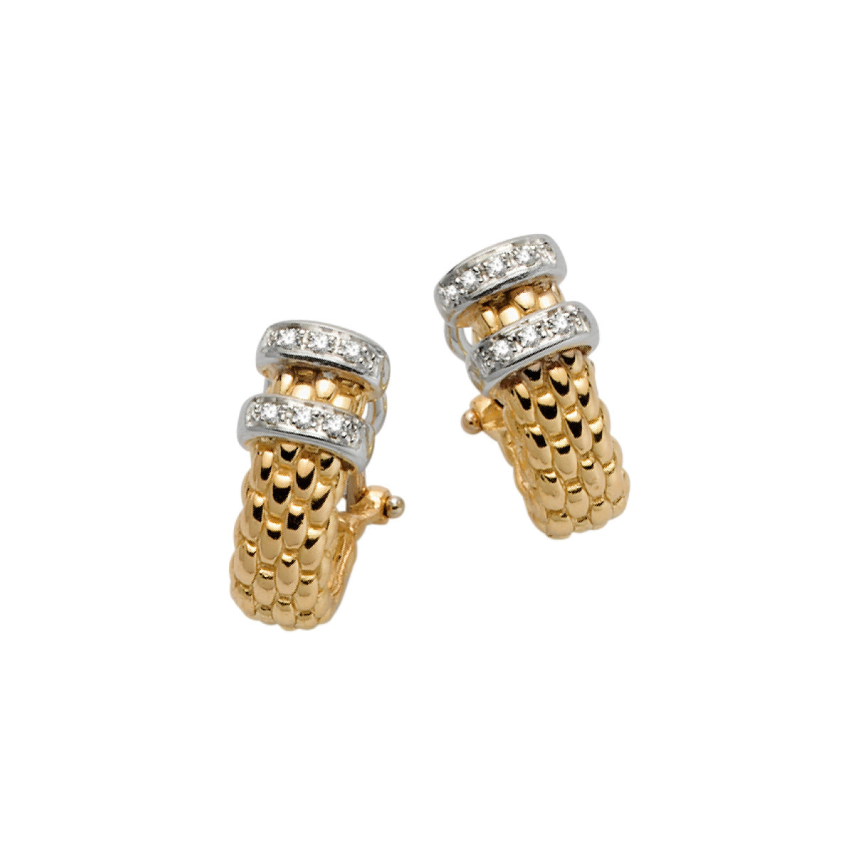 Fope Earrings Only in Yellow Gold and Diamonds OR155 BBR