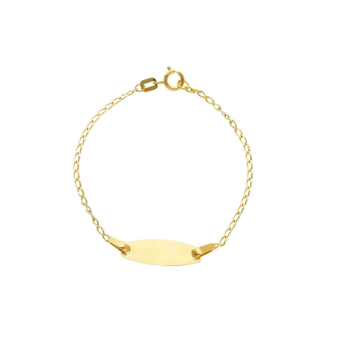 Bracciale Targhetta in Oro Giallo 18kt