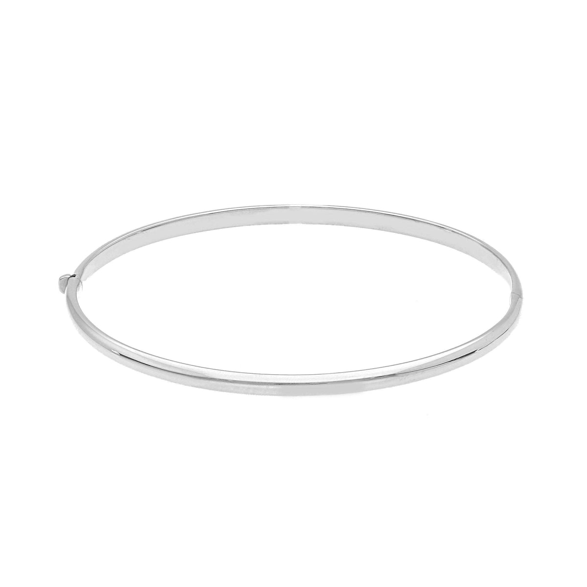 Bracciale Rigido 3 mm Oro Bianco 18kt