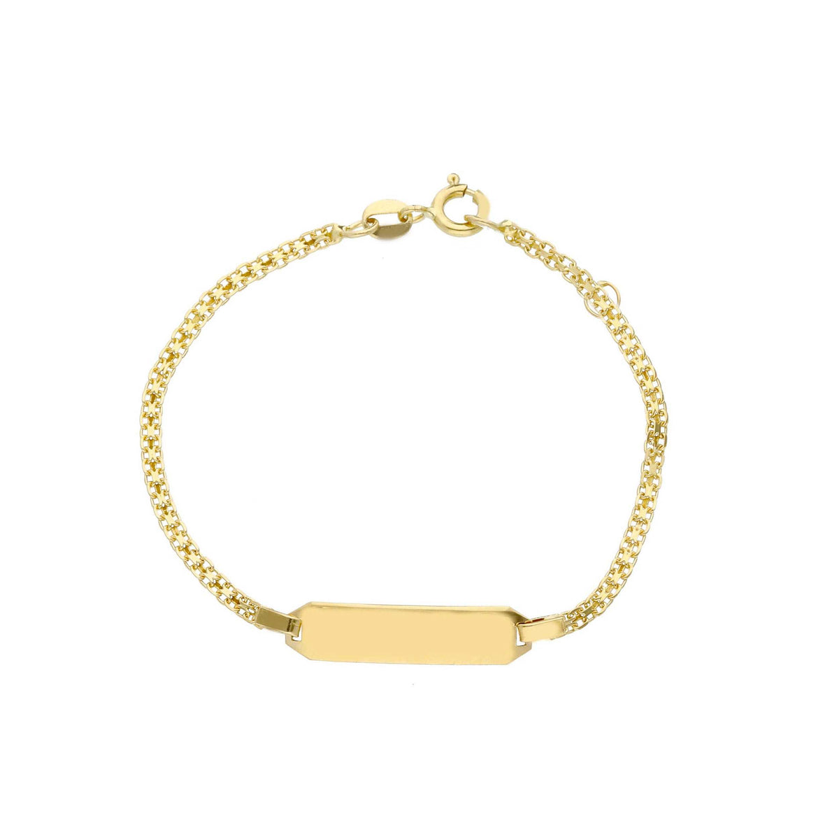 Tag Bracelet in 18kt Yellow Gold