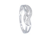  Multistrand Ring in White Gold and Diamonds