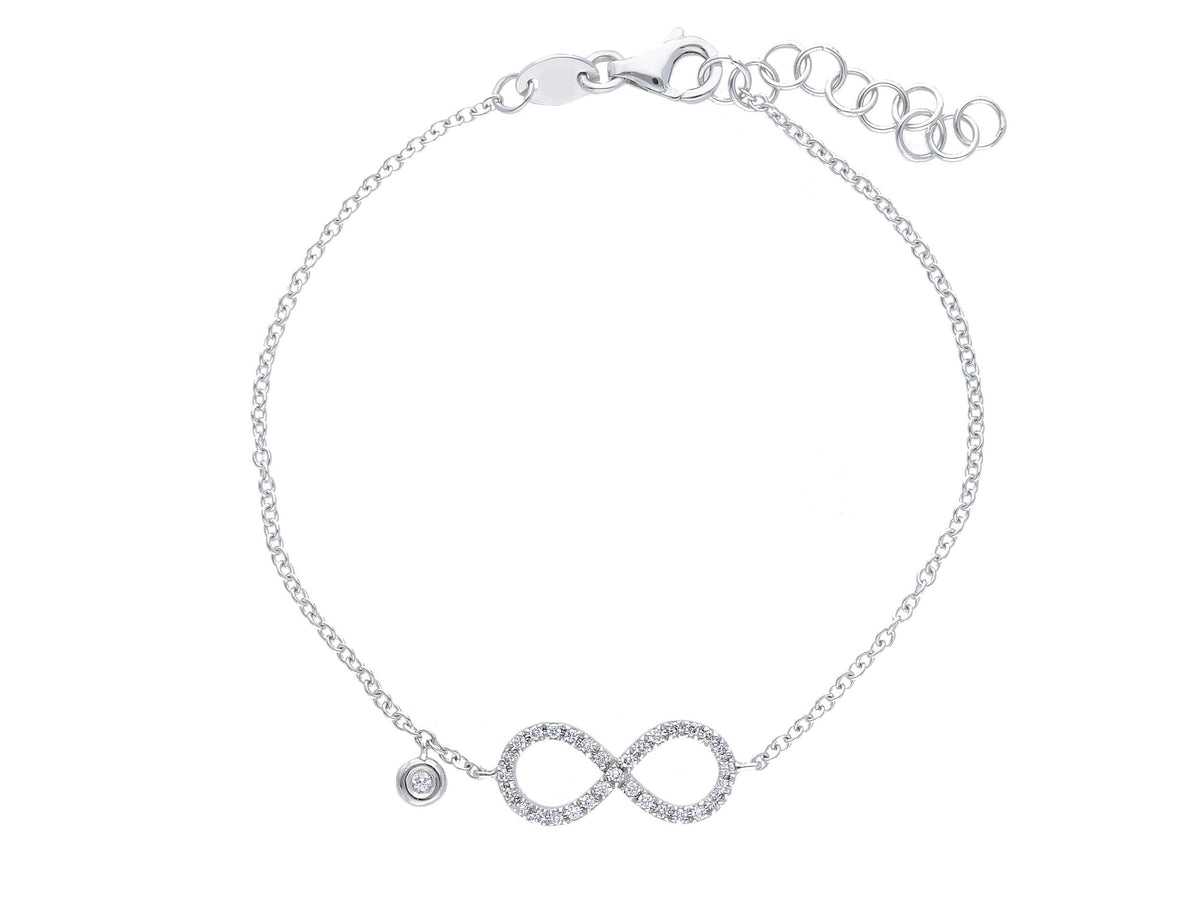 Maiocchi Milano Infinity Bracelet Diamonds 0.09 ct