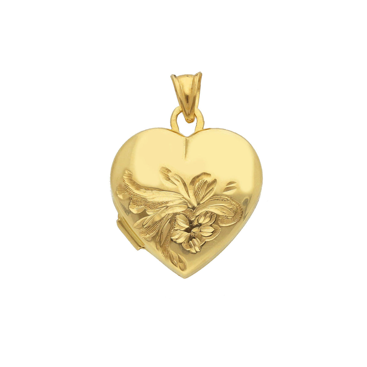 Ciondolo Cuore Portafoto in Oro Giallo 18k